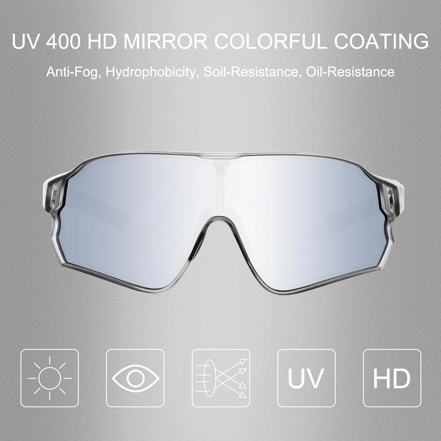 ROCKBROS Polarized Sunglasses UV Protection for Women Men Cycling