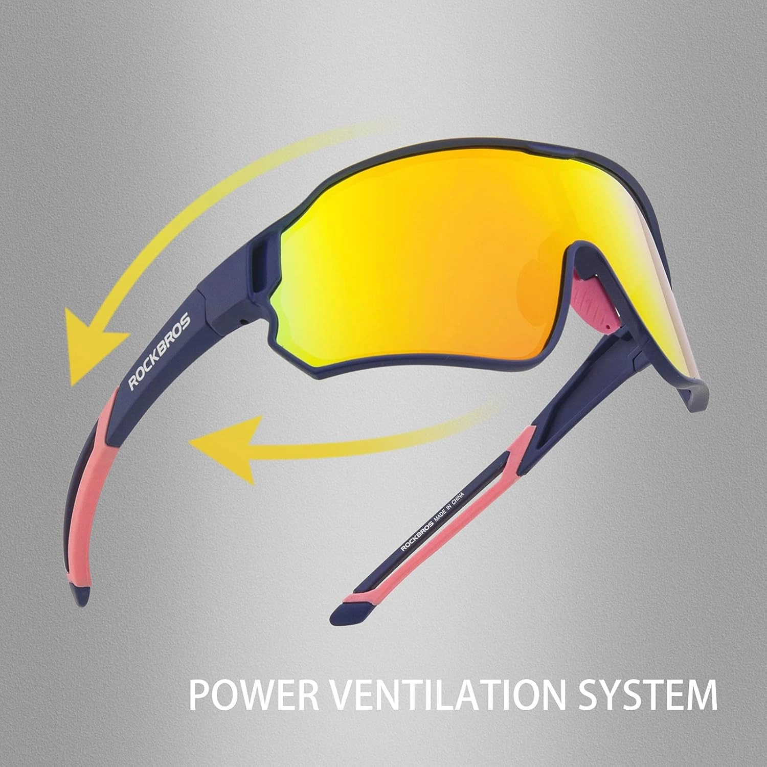 ROCKBROS Polarized Sunglasses UV Protection for Women Men Cycling