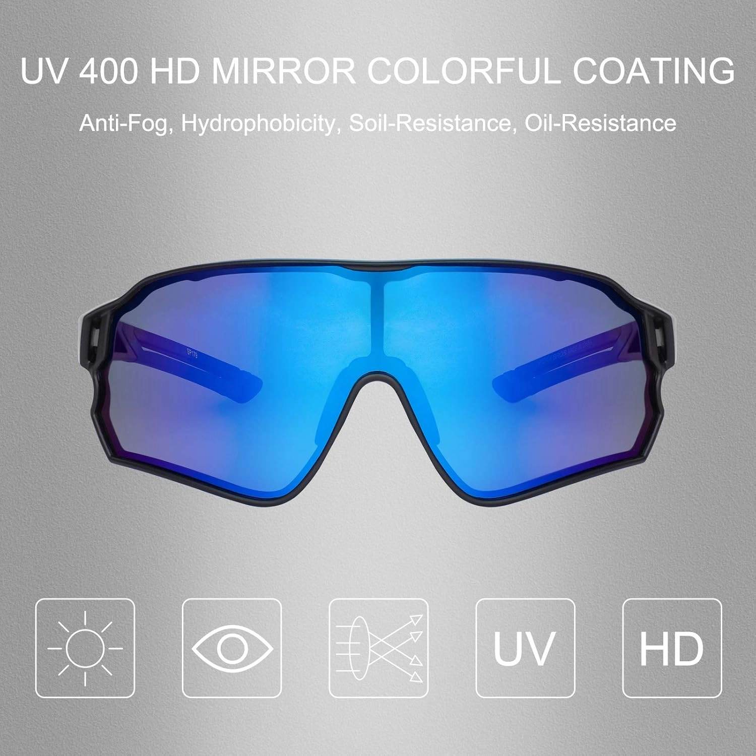 ROCKBROS Polarized Sunglasses UV Protection for Women Men Cycling