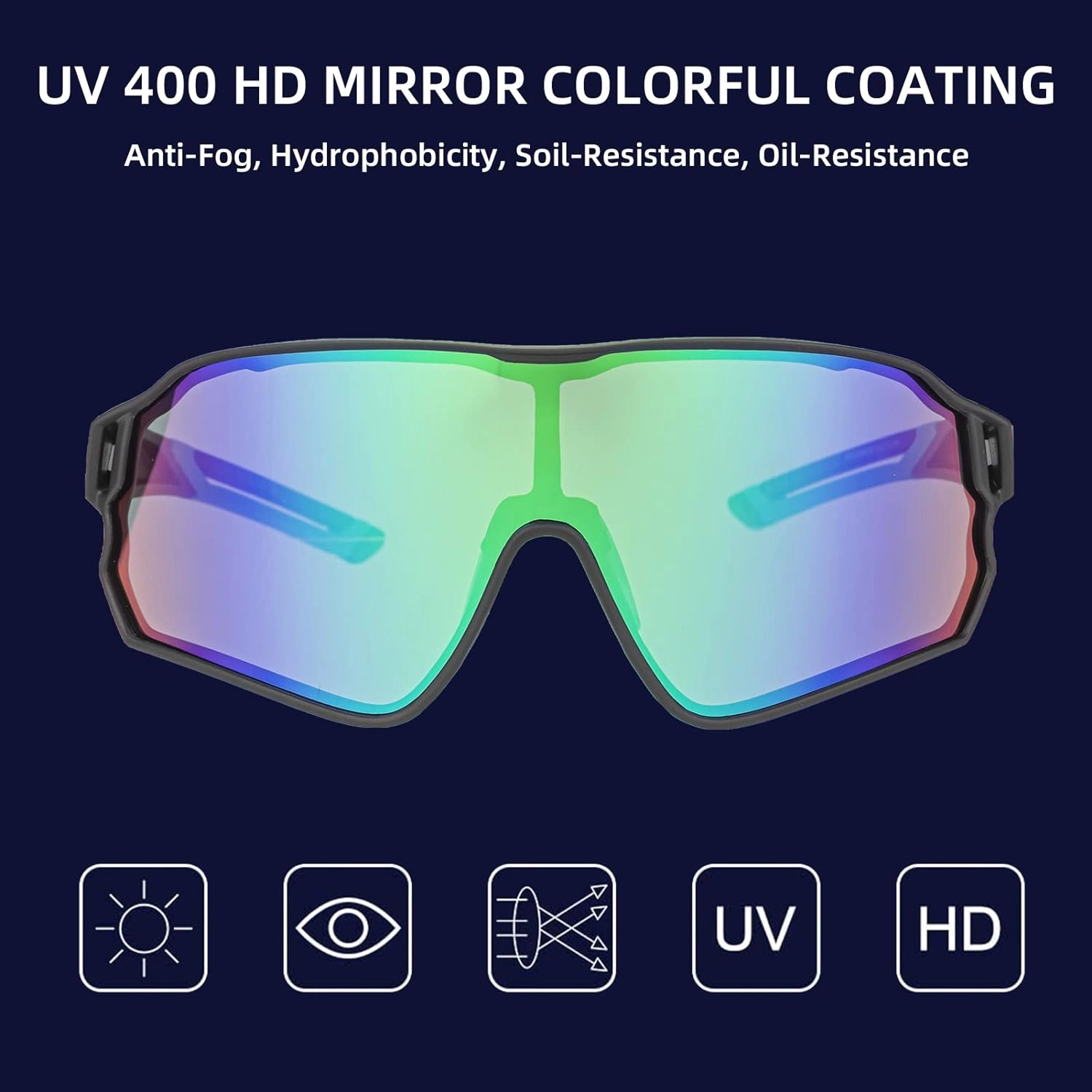 ROCKBROS Polarized Sunglasses UV Protection for Women Men Cycling