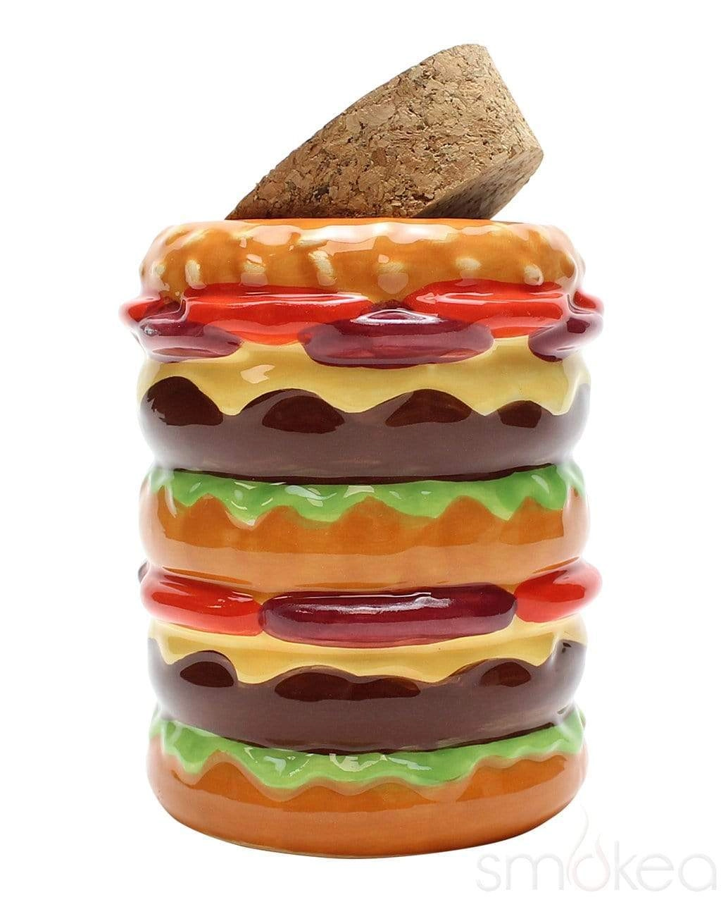 SMOKEA Cheeseburger Stash Jar