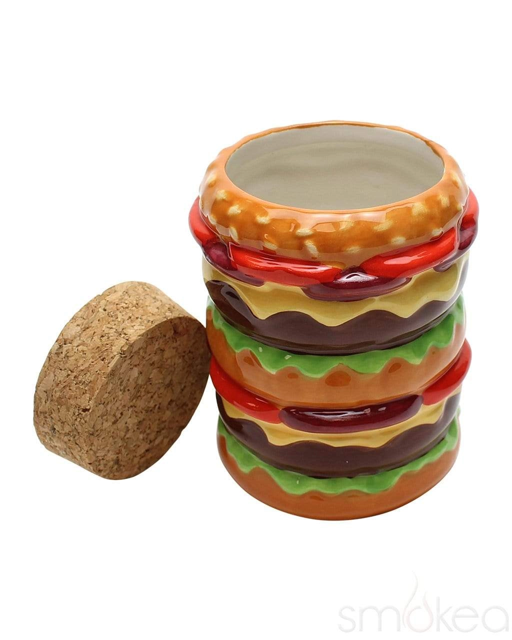 SMOKEA Cheeseburger Stash Jar