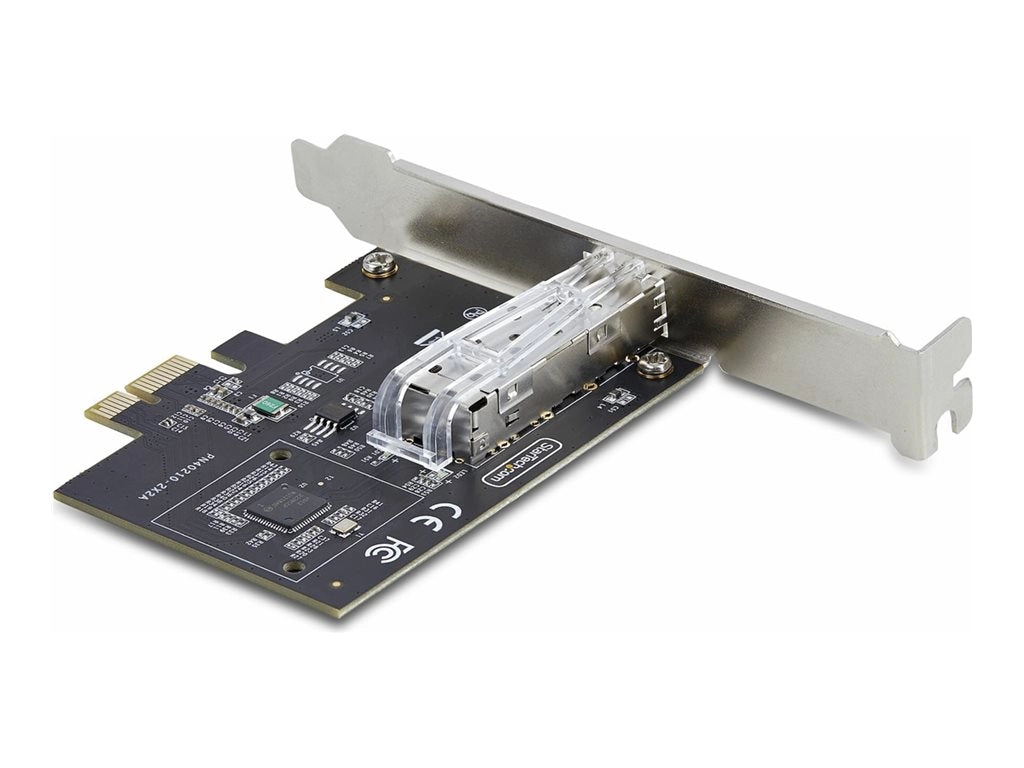 StarTech.com 1-Port GbE SFP Network Card, PCIe 2.1 x1, Intel I210-IS, 1GbE Controller, 1000BASE Copper/Fiber Optic, Single-Port P011GI-NETWORK-CARD