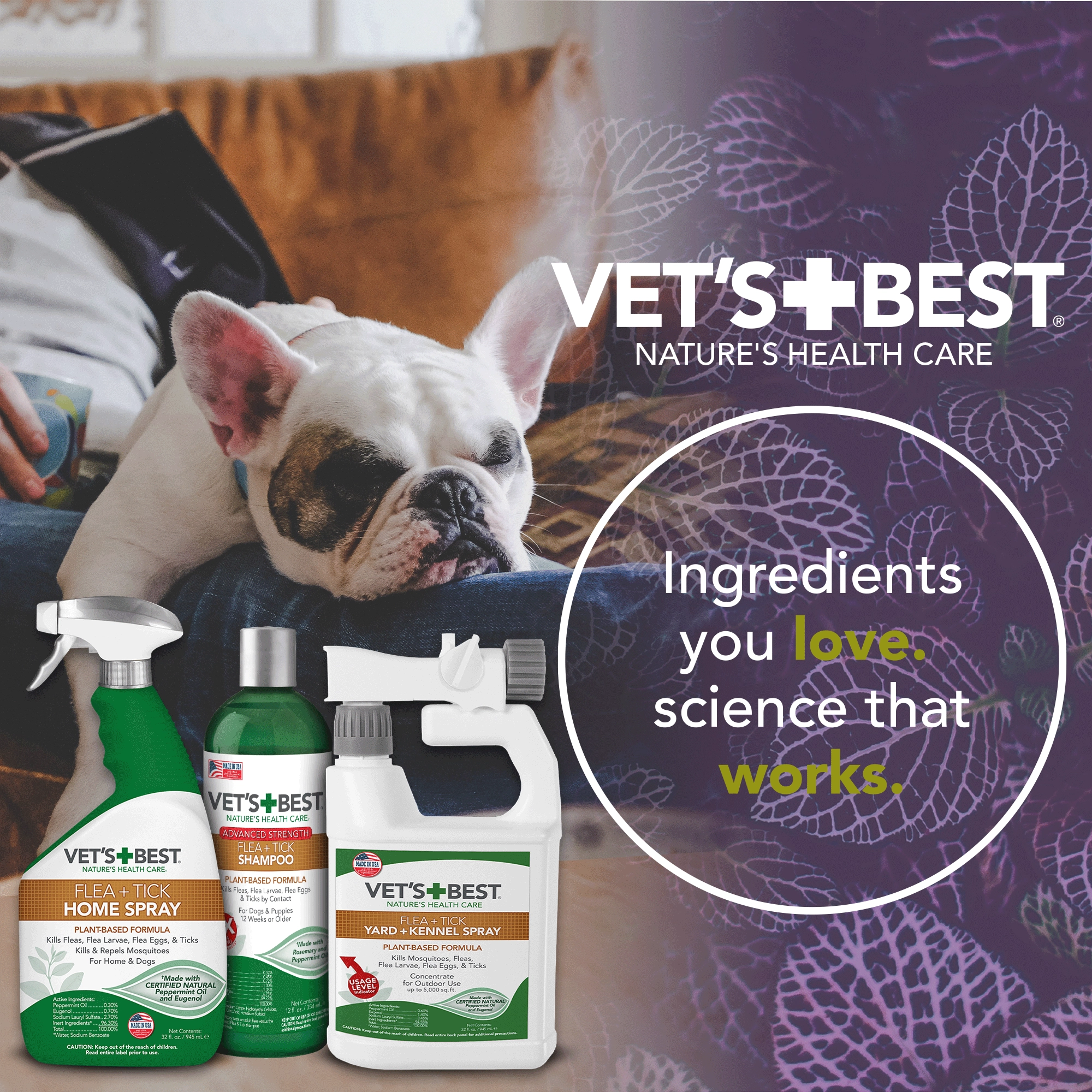 Vet's Best Flea and Tick Shampoo 12oz